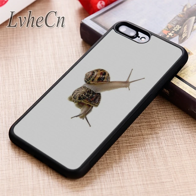 LvheCn крутой отражающий чехол для телефона с улиткой iPhone 5 6 6s 7 8 plus X XR XS max 11 12 Pro Samsung