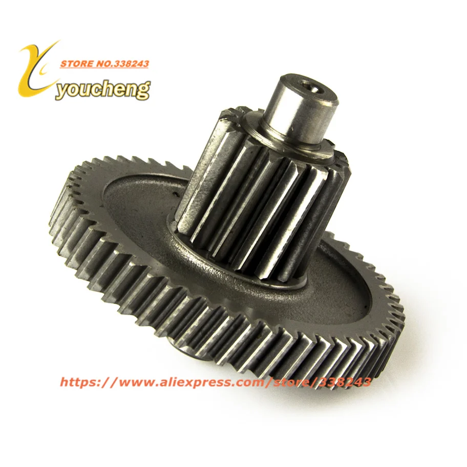 Middle Gear GY6 50cc двигатель задний вал Скутер мопед 139QMB части Final gear Box Reapir Taotao ZNEN ROKETA JCL - Цвет: Middle Gear