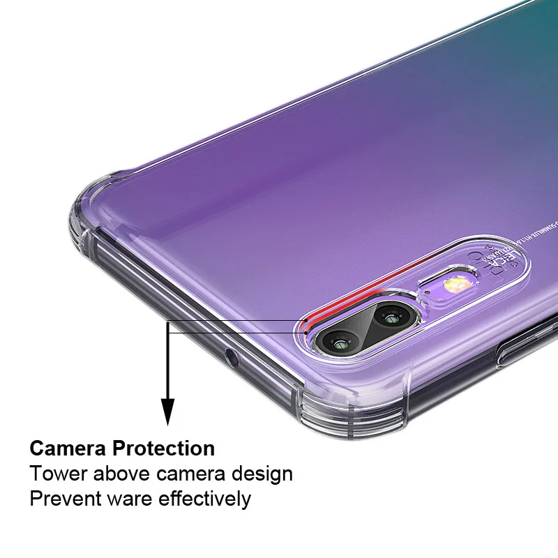 Shockproof Case for Huawei Nova 8 7 6 se 7i 5z 5i 5 pro 4 e 3i 3 Mate 40 30 20 Lite 10 Soft TPU Transparent Back Cover | Мобильные