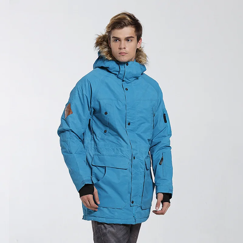 Новый стиль Снеговик Лыжная куртка ветрозащитный водонепроницаемый один