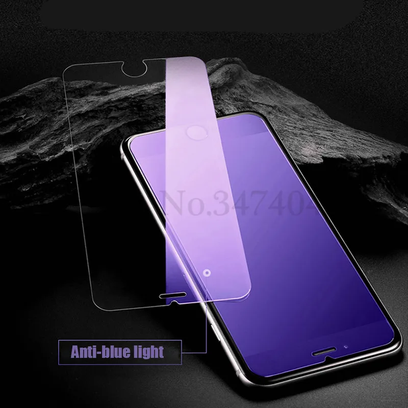 2 шт./лот Премиум Закаленное стекло для iPhone 6 7 8 Plus Защитная пленка для экрана для iPhone 8 7 6 6S Plus защитное стекло анти-синее