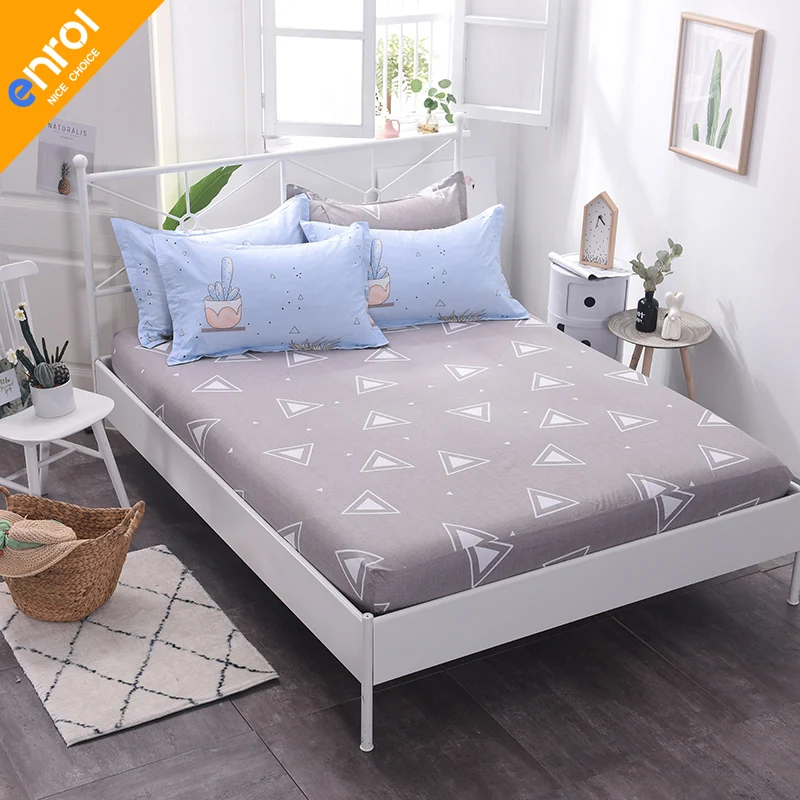 1 шт. 100% хлопок принт фламинго хороший лист постельного белья дешевый полный