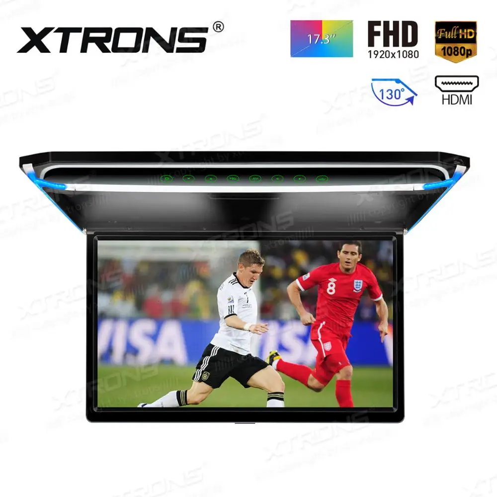 XTRONS 17 3 &quotFHD ультра тонкий 1080P HD цифровой TFT 16:9 монитор с креплением на крыше