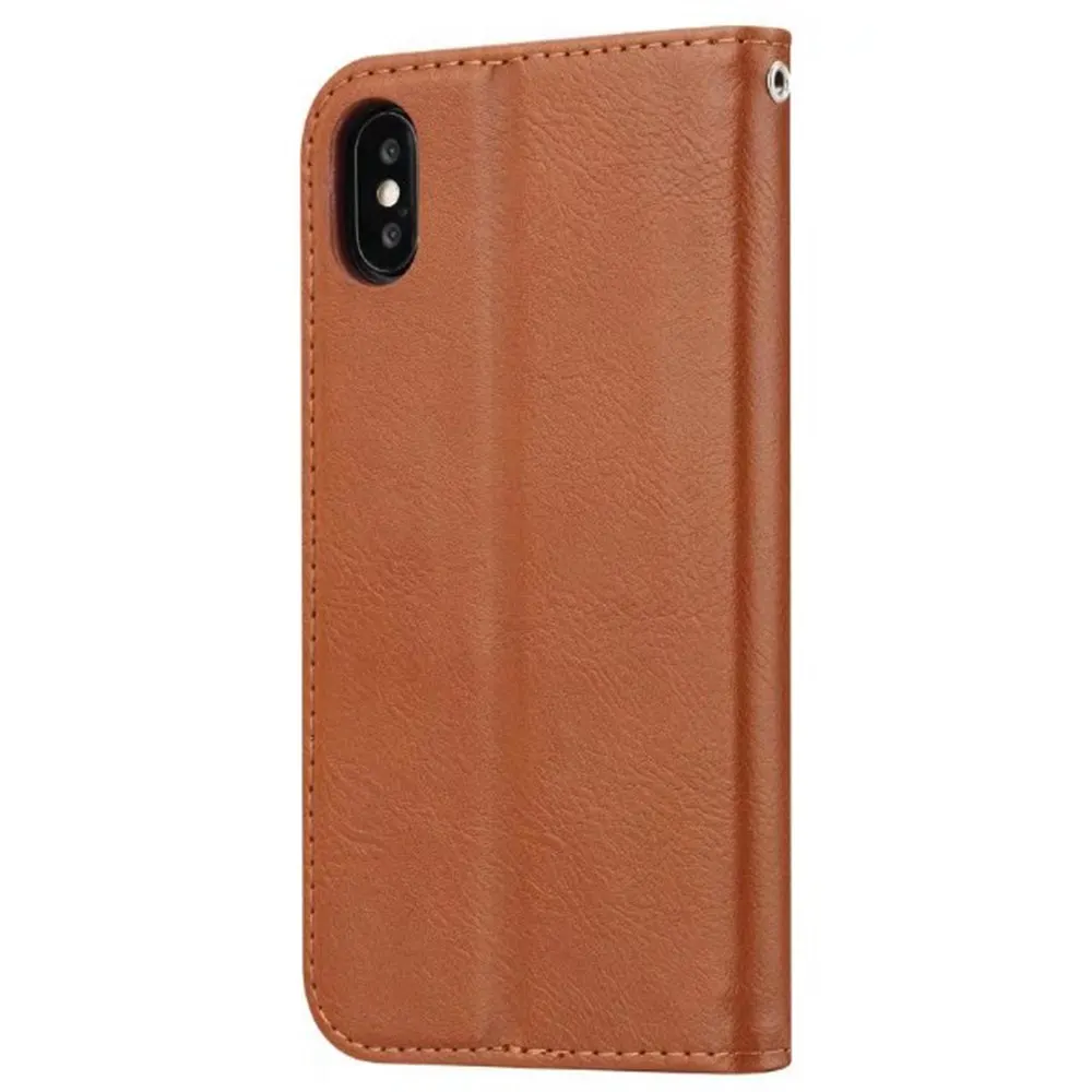 Retro PU Leather Coque For iphone 6 6S 7 8 Plus Case Wallet Flip Cover X XR XS MAX Cases Card Slots Holder Capa Shell |