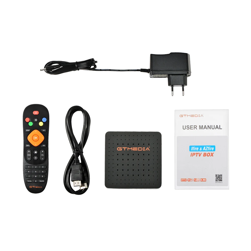 

GTMedia I-FIRE Smart TV Box Set Top Box Decoder support FULL HD 1080P (H.265) Built in 2.4G WiFi Youtube 1G Bits Spain