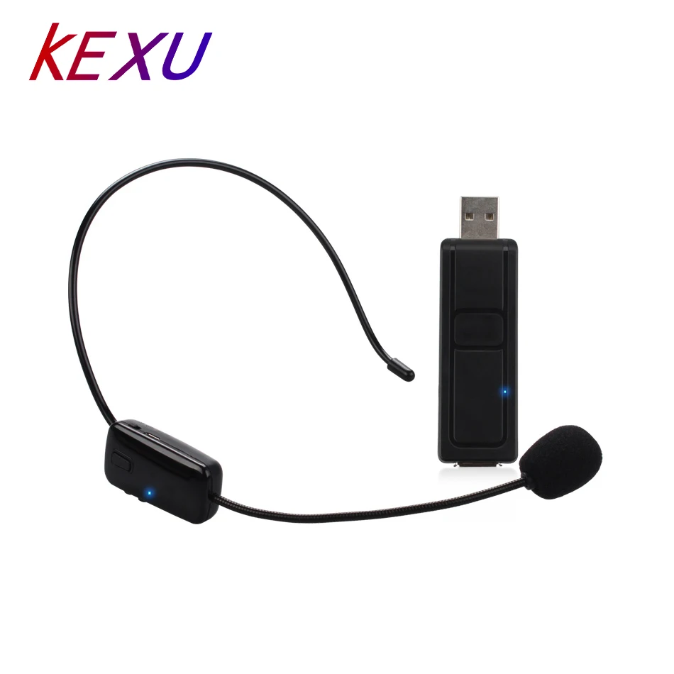 KEXU беспроводные микрофоны гарнитура микрофонная система микрофон с usb