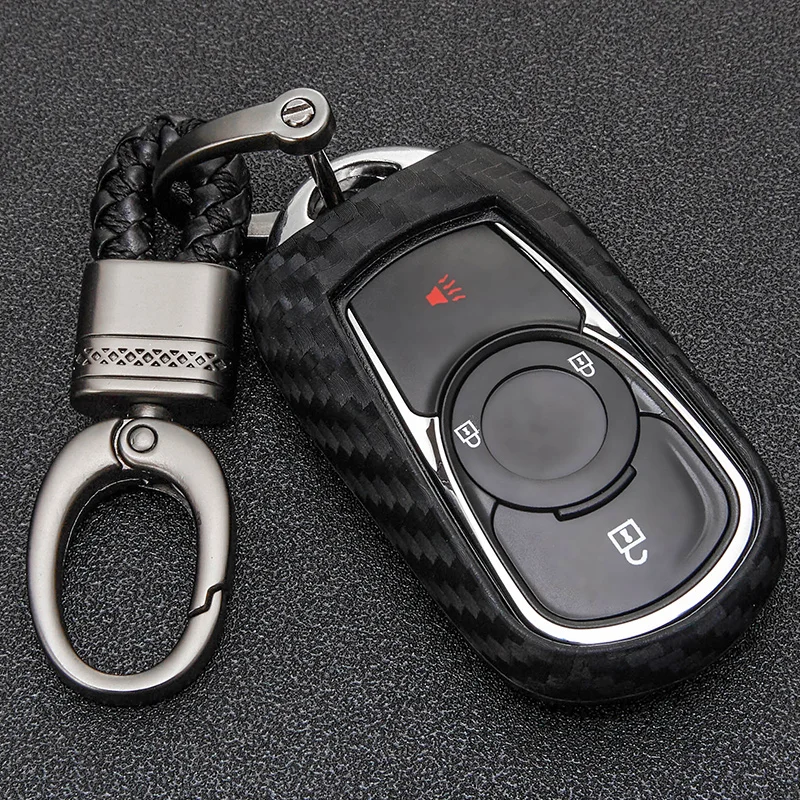 Чехол для автомобильного ключа с узором из углеродного волокна чехол Chevrolet Orlando