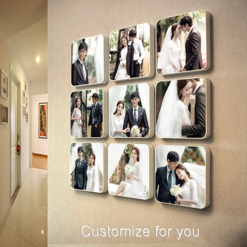 Креативная индивидуальная фоторамка настенная подвесная рамка комбинация для