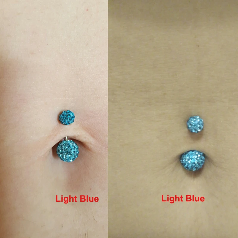 Ювелирные изделия для пирсинга тела модное стальное кольцо пупка штанга с