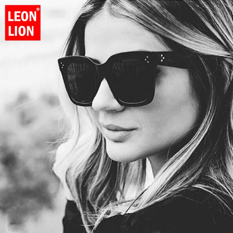 Солнечные очки LeonLion в винтажном стиле UV400 для мужчин и женщин аксессуар от солнца