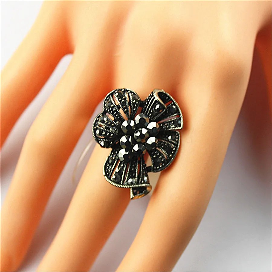 Женская бижутерия в стиле ретро богемном кольцо с розами подарок для девочек на