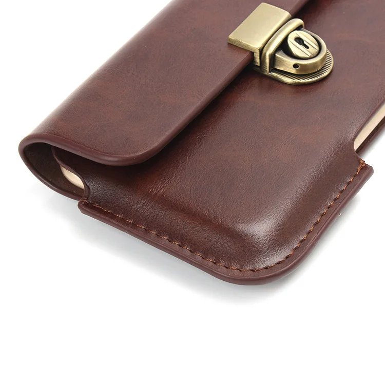 Slim Outdoor Sports Leather Waist Belt Pouch Phone Case Cover Bag Holster For Apple iPhone 6S Plus 7plus 8 X 5.5 inch 5.8&quot | Мобильные