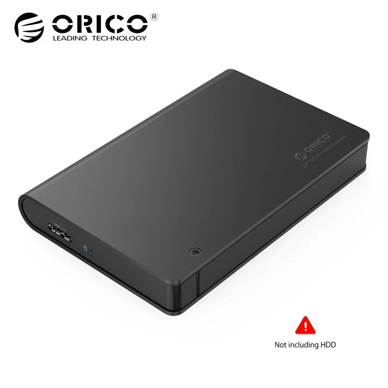 ORICO 2598S3 BK алюминия USB3.0 2 5 SATA3.0 HDD корпус Поддержка 9 мм и 12 жесткий диск (не включая
