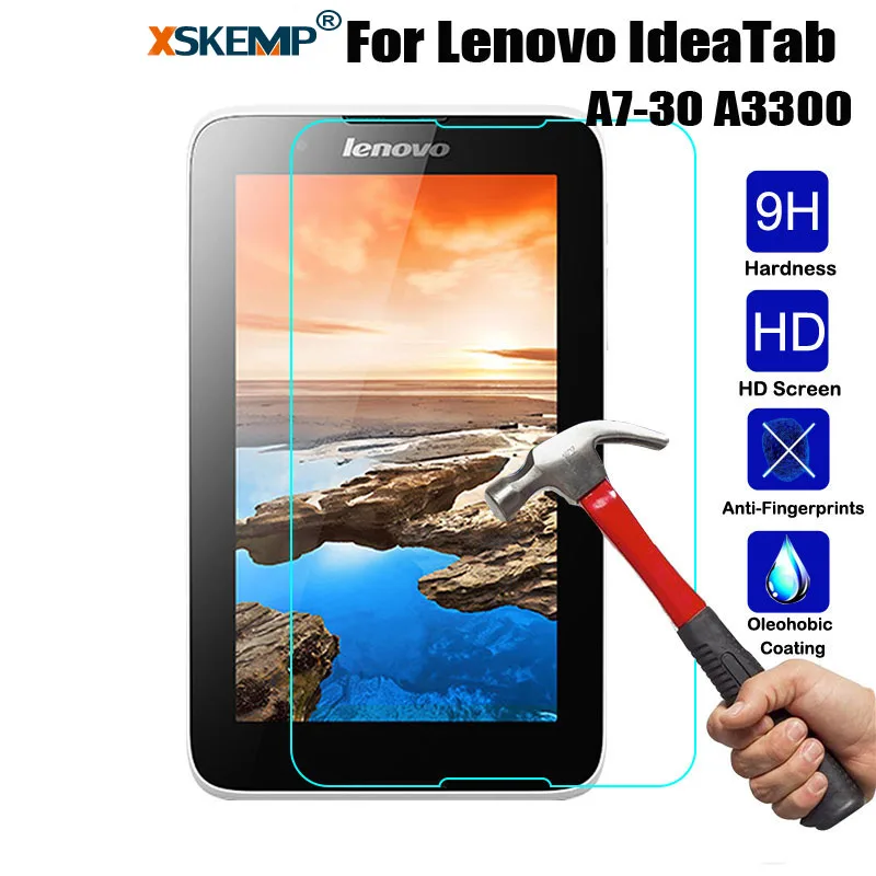 Протектор экрана из закаленного стекла для lenovo IdeaTab A7 30 A3300 7 0 дюймов планшетный ПК