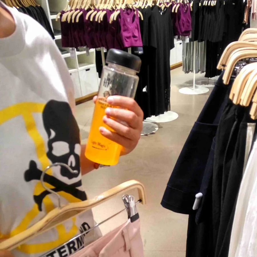 Простая летняя бутылка для воды 500 мл экологически безопасная путешествий спорта