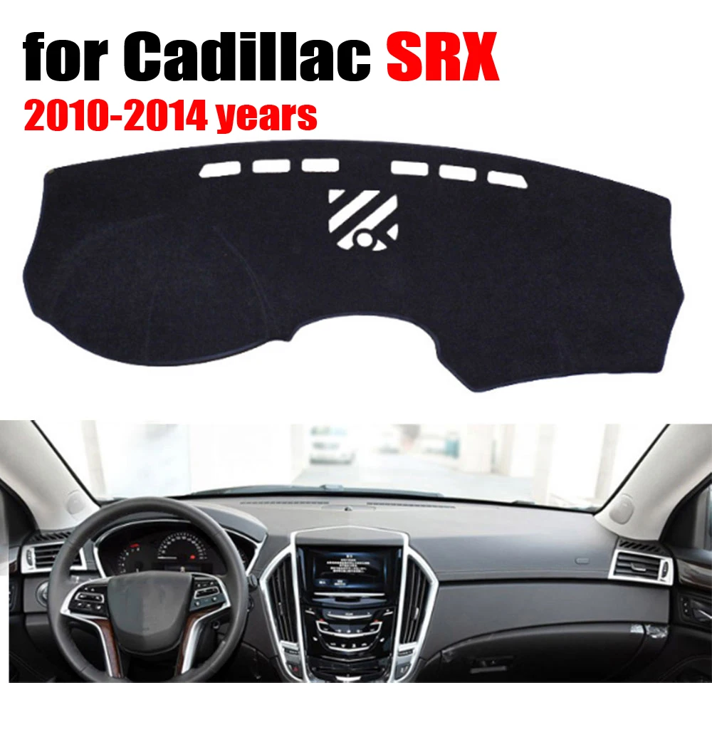 

Car dashboard covers mat for Cadillac SRX 2010-2014 years Left hand drive dashmat pad dash cover auto dashboard accessories