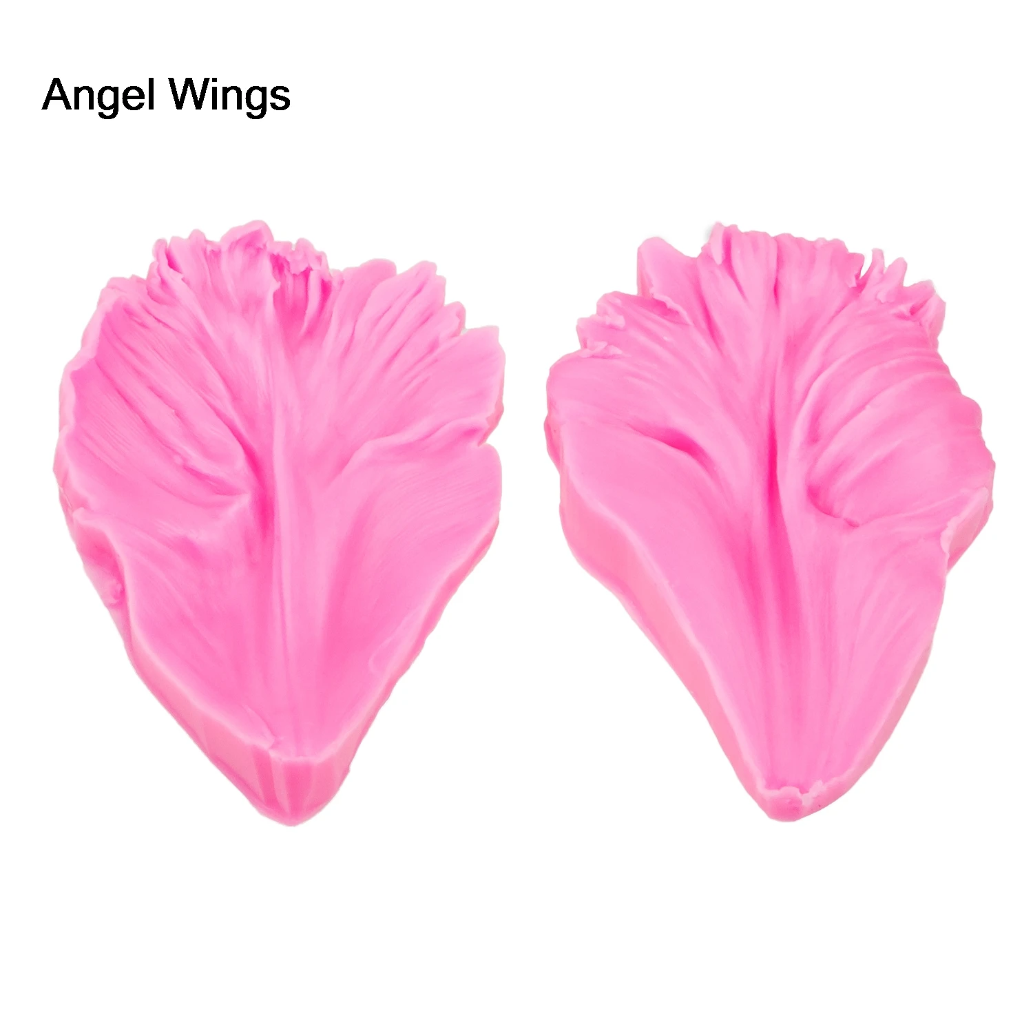 Angel Wings пищевой 3D помадка торт Силиконовая форма тиснение для обратного