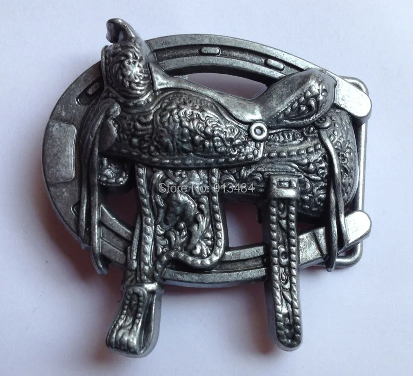 Западная пряжка для ремня с серебряной отделкой, стандартная, подходит для ремня шириной 4 см с непрерывным запасом