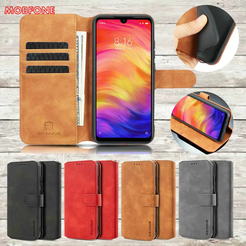 For Xiaomi Mi 9 Mi9 SE Luxury Leather Case A2 8 Lite Wallet Book Stand Cover Redmi Note 7 6 Pro Cases Go F1 6A Capa | Мобильные