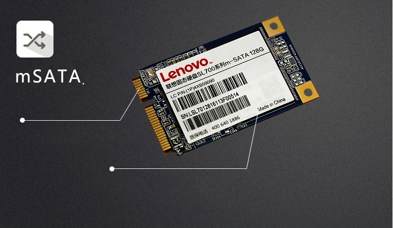 lenovo SSD Внутренний твердотельный диск 256GB 128GB жесткий диск State SL700 для ноутбуков