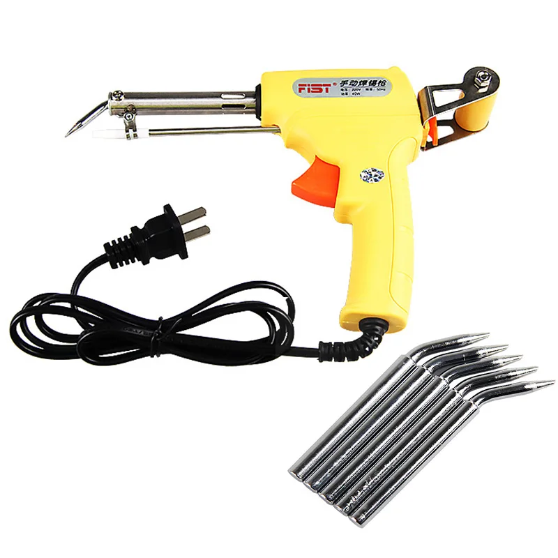 Ручная отправка оловянного пистолета набор для паяльника Электрический