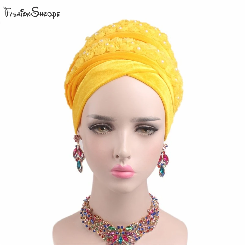 2019 Новый мусульманский шарф с длинным хвостом головной убор Женский бархатный