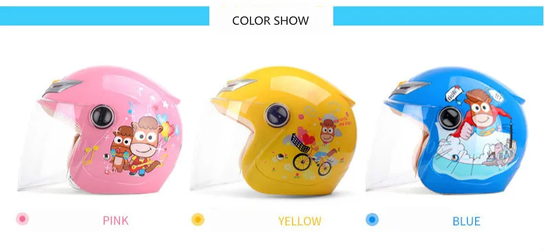 Детский мотоцикл шлемы электромобили ветрозащитный шлем четыре сезона