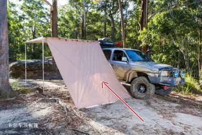 2.5x3m plus 3m wall Хаки Цвет 4WD тент на крышу автомобиля боковой тент для солнцезащитных тентов автомобиля палатки для кемпинга - Цвет: 2.5x3m plus 3m wall