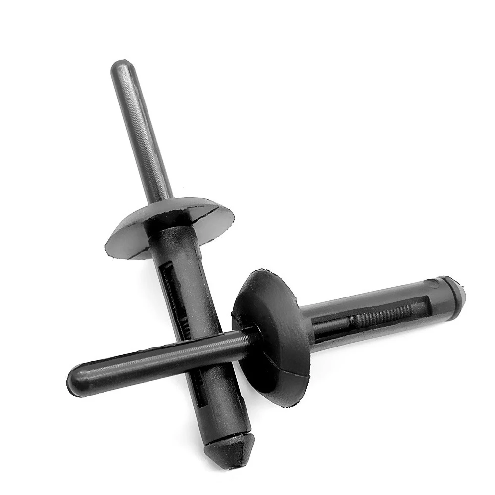 50 шт. пластиковые нейлоновые слепые заклепки бампера лицензионный кронштейн для