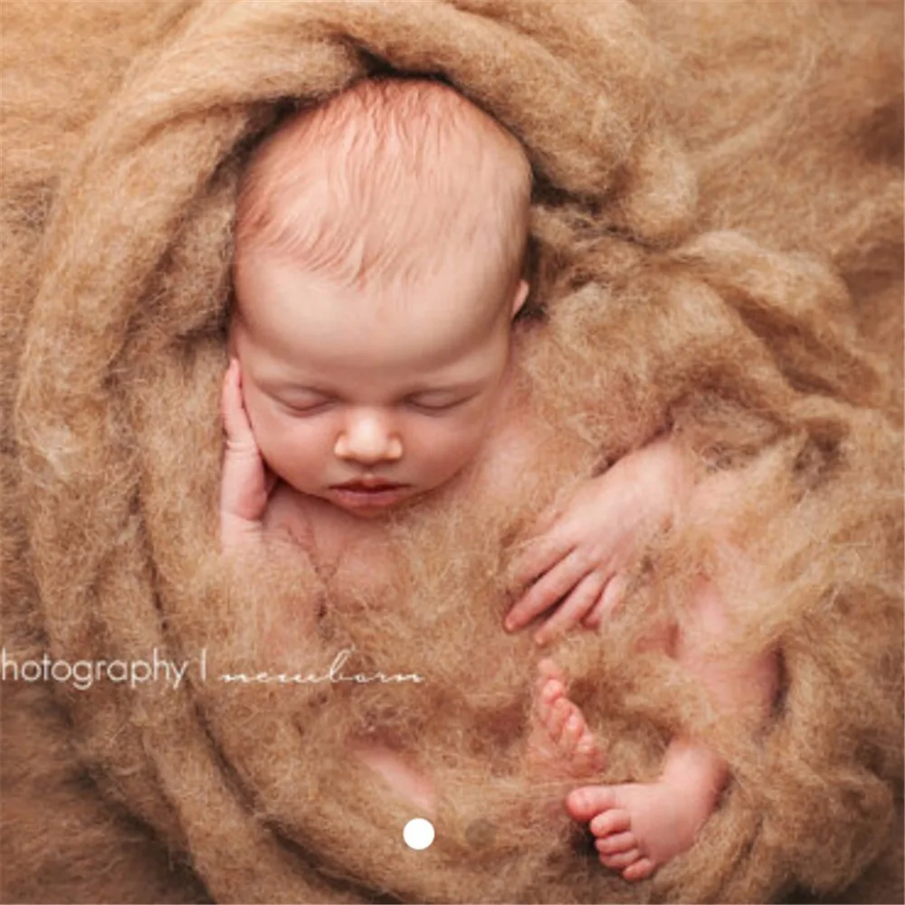 60*90 см для новорожденных пух шерсть мериносовая плетеная корзина наполнитель