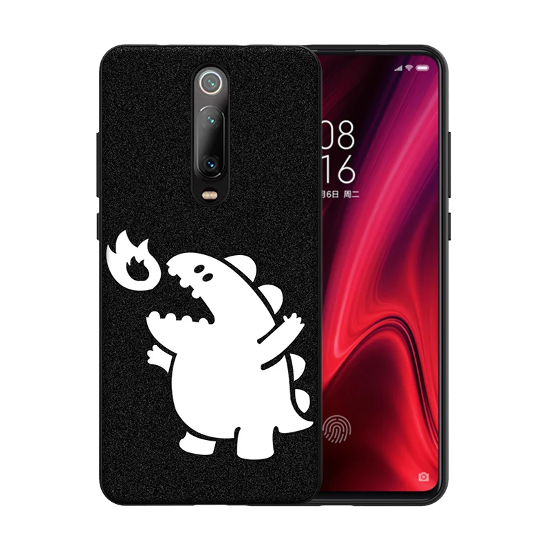 Чехол для Xiaomi mi 9 T, глобальная версия, кожаный чехол для занятий спортом, уличной культурой, Королем-демоном, красным mi K20 Pro 9T - Цвет: Black
