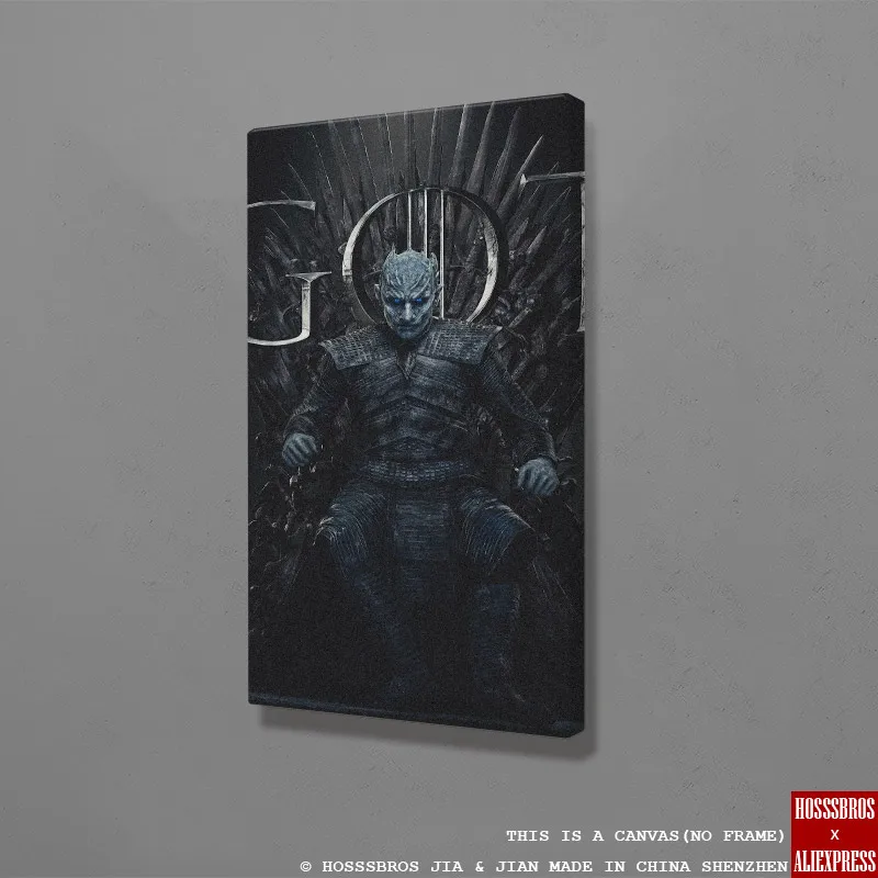 Ночной король игра трона получил плакат S8 Домашний детский Декор для гостиной спальни Принт плакат Картина Настенная живопись холст