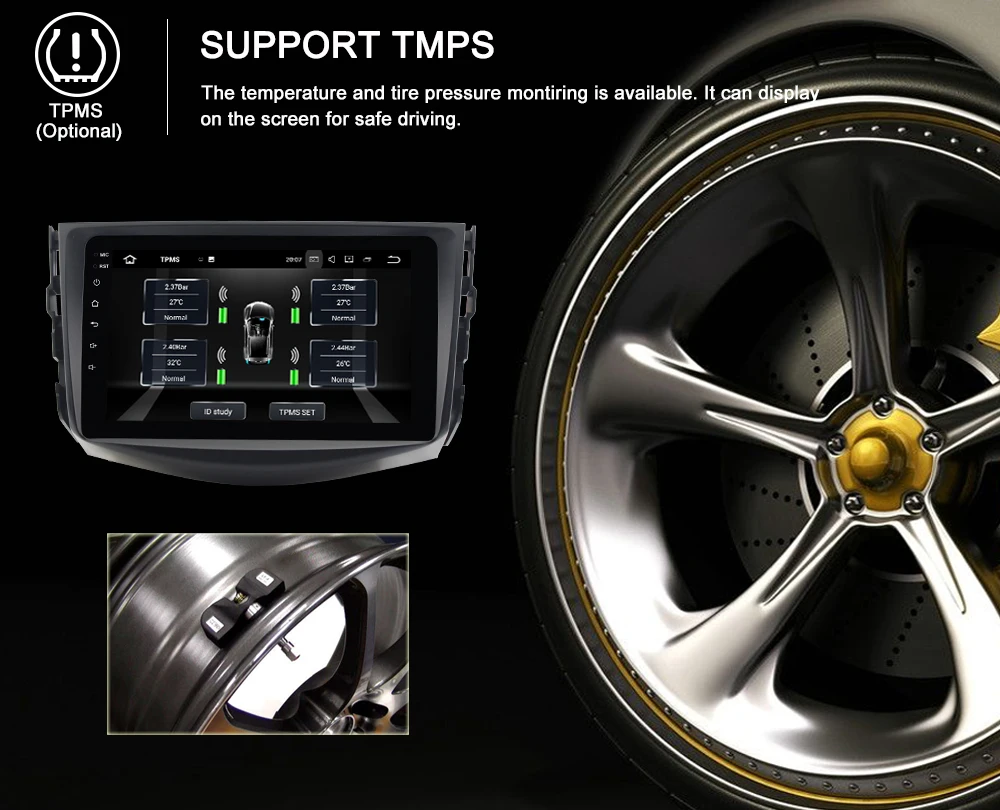 AUTOTOP 2 Din Android RAV4 автомобильный DVD мультимедиа RAV 4 Android 8,1 автомобильный dvd-плеер для Toyota RAV4 2007-2011 gps Радио Навигация