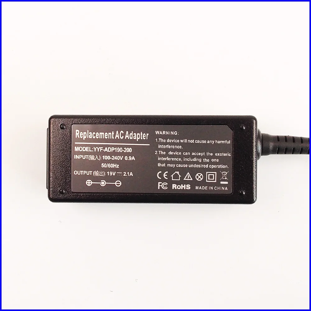 19V 2.1A адаптер переменного тока для ноутбука зарядное устройство Samsung Sens 630 640 750 N310