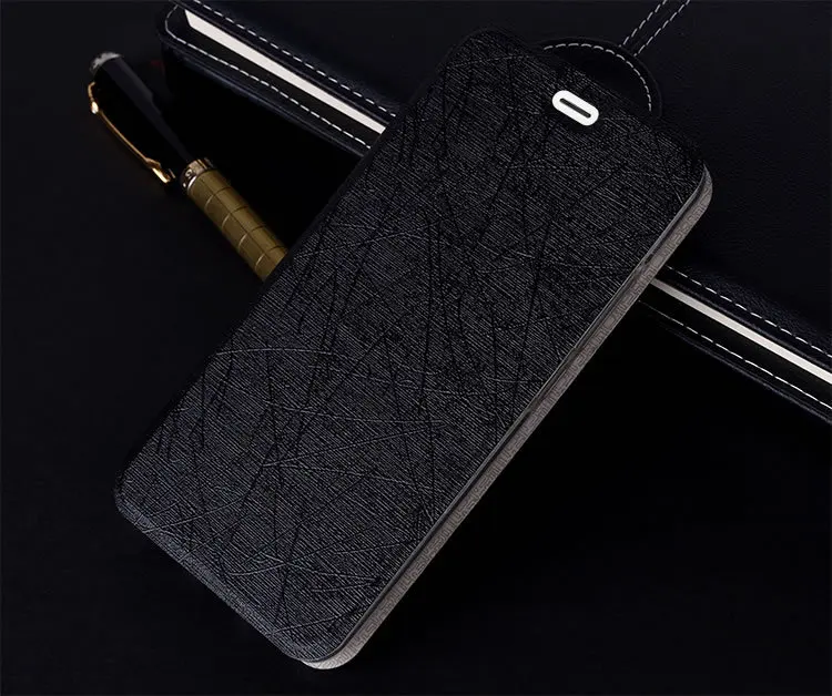 Простой роскошный флип из искусственной кожи чехол для Fundas lenovo S5 K520 Coque телефона