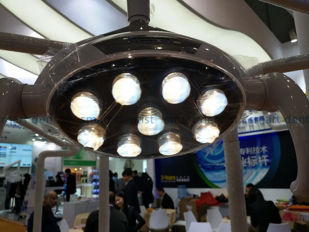 Хорошее качество 9 светодиодов зубные лампа с Сенсор оральный светильник