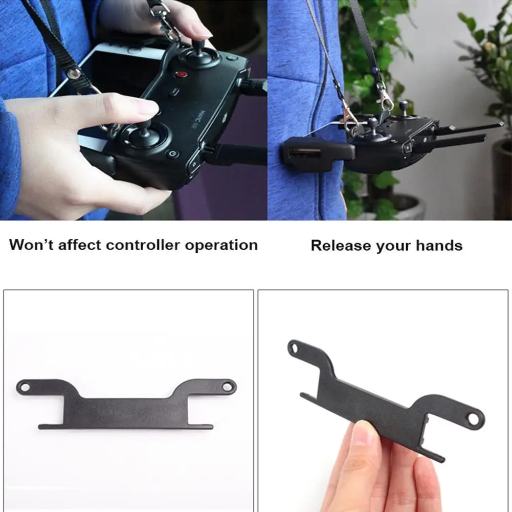 

LeadingStar Cellphone Air Drone Remote Controller Dual-hook Buckle Bracket Mount Neck Strap String for DJI Spark DJI Mavic Pro