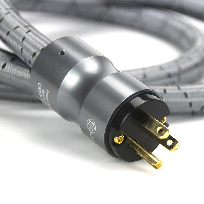 Hi End США AC Мощность провод шнур питания кабель hifi медный дактилоскопический