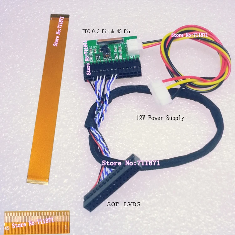0 3 шаг 45P FFC FPC N101ICG L21 Rev.C2 адаптер LVDS пластина 45Pin конверсионная плата 10 1 дюймов