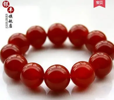 Бесплатная доставка натуральный красный агат браслет хрустальный халцедон один