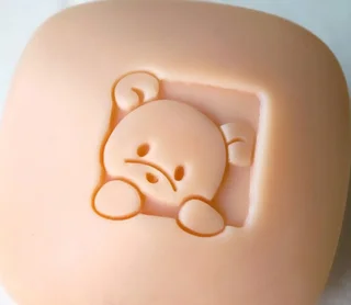 Мыло ручной работы стандартный мини мыло diy печать - Цвет: bear size3x3CM