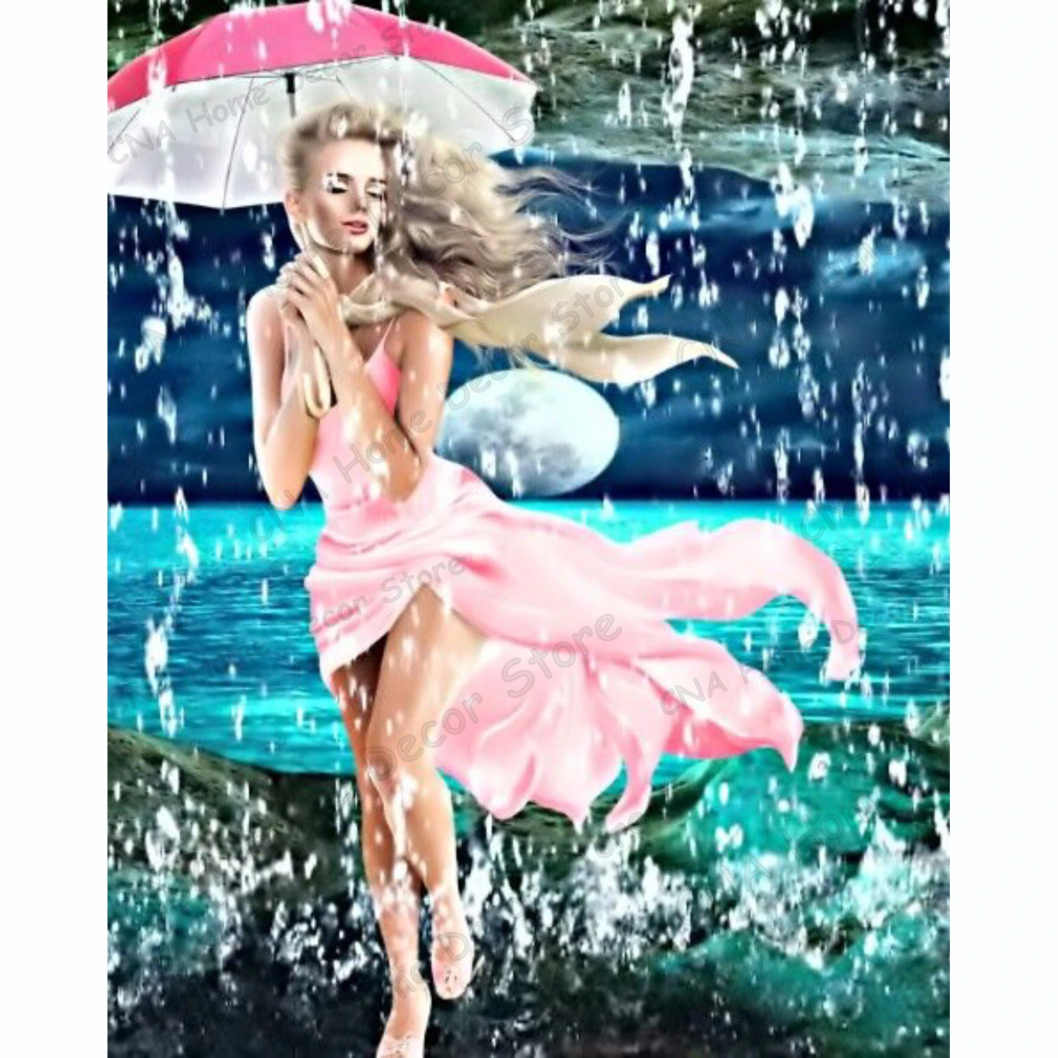 Новое поступление мозаика для девочек 5D вышивка своими руками значки танцовщица