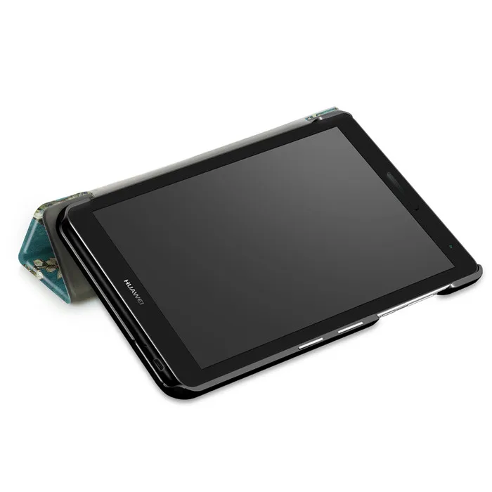 PU чехол для huawei Mediapad T3 7 7,0 3g BG2-U01 7 дюймов+ Защитная пленка для экрана подарок