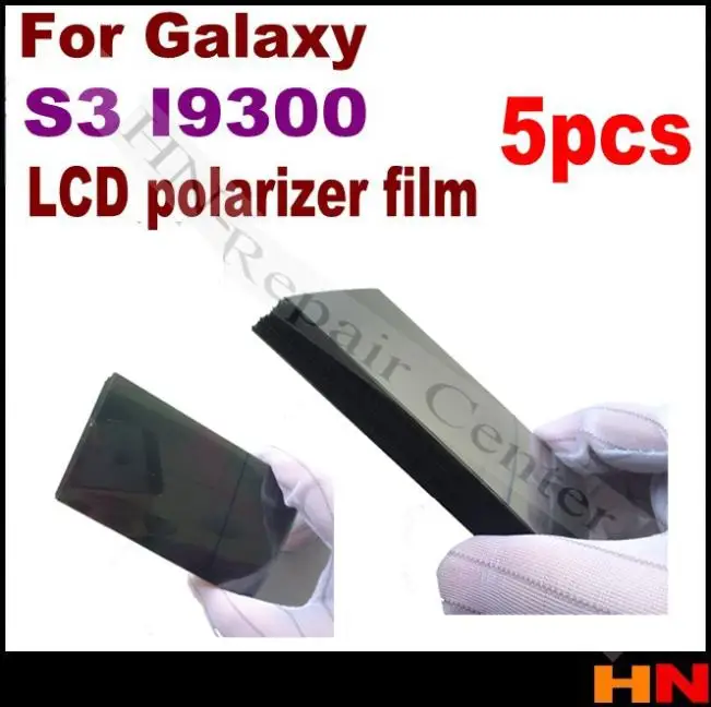 5 шт. поляризационная пленка для ЖК-дисплея Galaxy S III S3 i9300 / ATIV i8750 4 8 дюймов мобильный