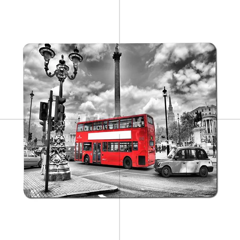 25X29cm MaiYaCa Лондонский автобус Англия Телефон Ретро дизайн геймер скорость мыши розничная коврик для мыши компьютер дешевый новейший коврик игровой коврик для мыши - Цвет: 25X29cm