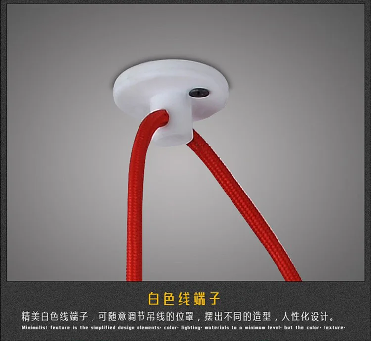 Проволочный шнур для подвесного светильника внутреннее освещение на потолочной