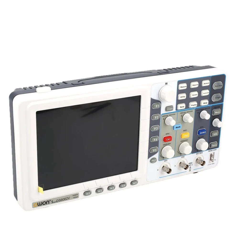 OWON SDS6062V/SDS7072V/SDS7102V двухканальный глубокий памяти ЖК дисплей цифровой осциллограф