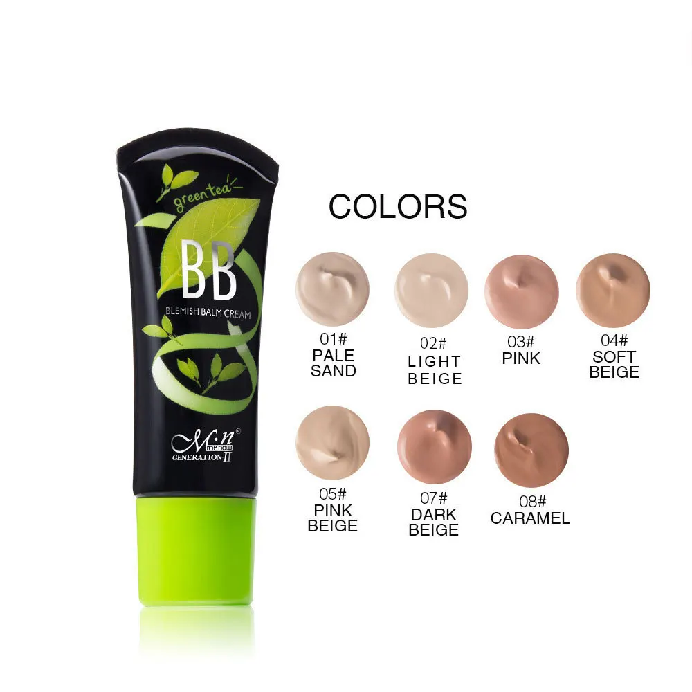 Makeup BB Cream Long-lasting Waterproof Concealer Whitening Brighten Isolation Sun Block Nude Foundation |