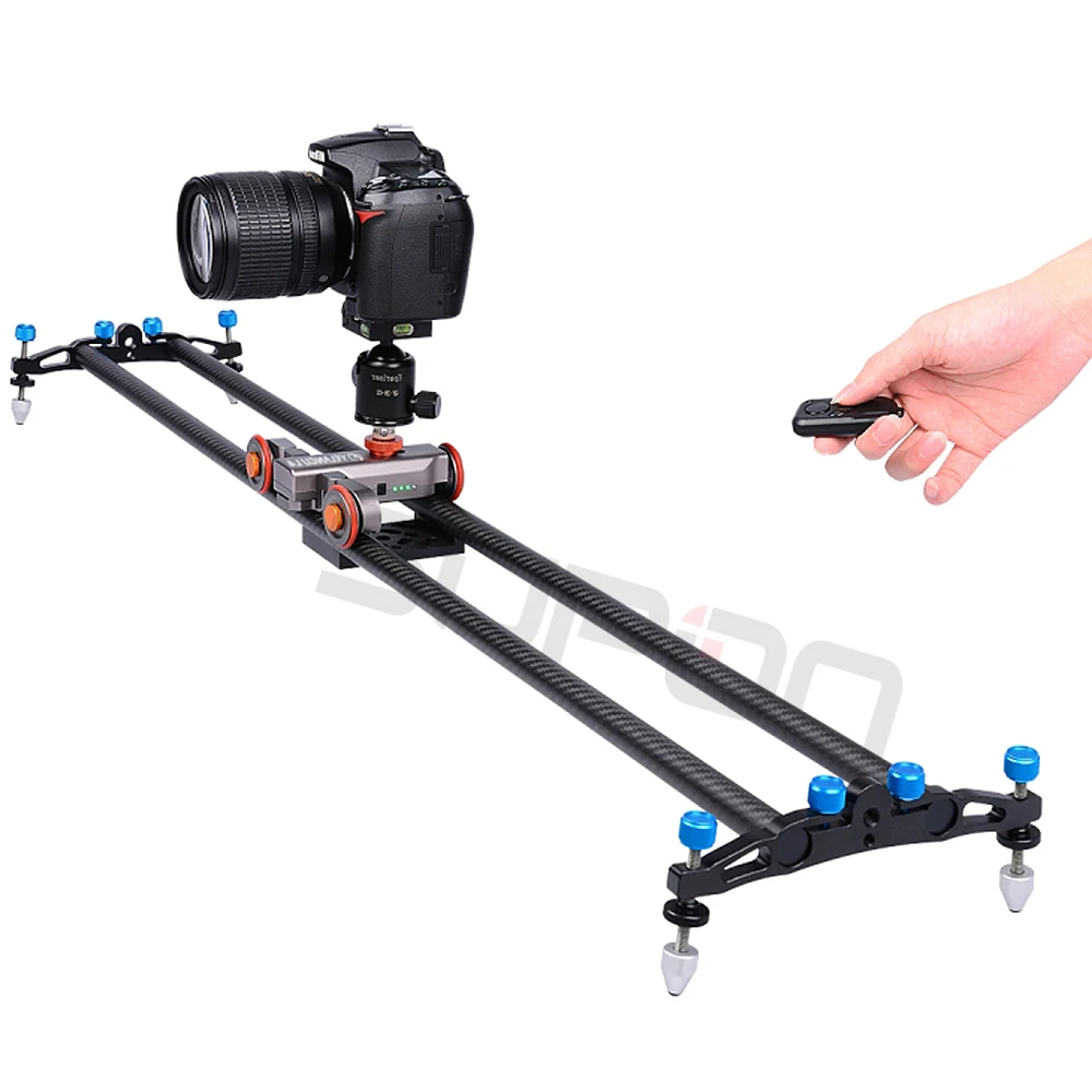 SUPON L4 трек слайдер Электрический Autodolly 3 колеса шкива автомобиль железнодорожных