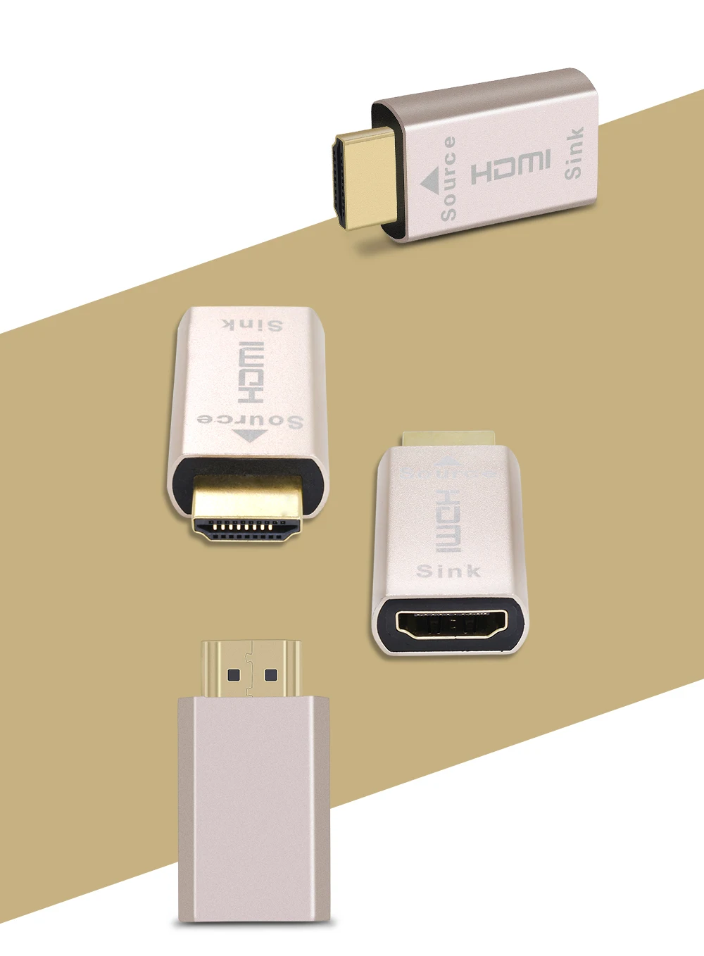 TISHRIC для HDMI 2,0 Виртуальный переходник EDID DDC заглушка headless Ghost для HDMI эмулятор отображения до 3840*2160